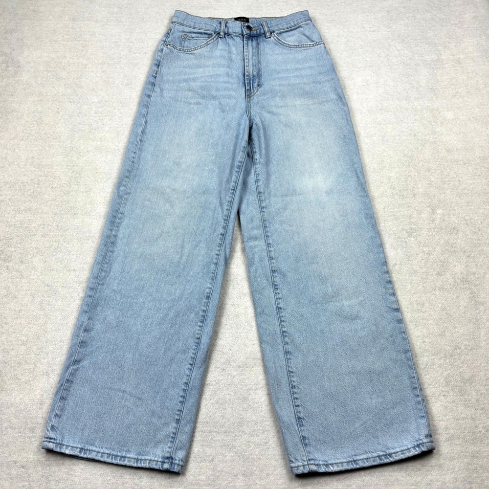 BDG Urban Outfitters High Wide Leg Jeans Womens 27 Light Wash Denim Skater Pants